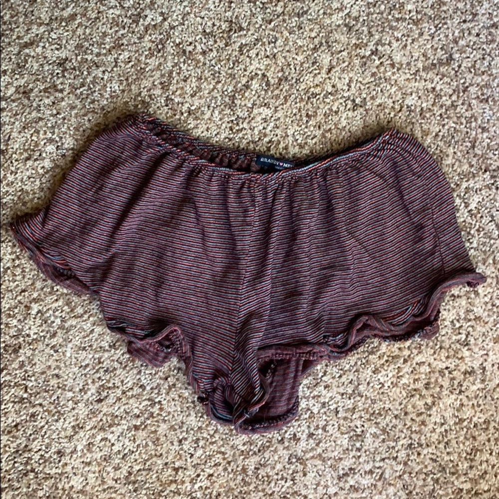 Brandy Melville Striped Shorts - one size